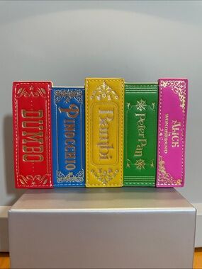 Disney Loungefly Stitch Shoppe Classics Book Wallet Dumbo Bambi Peter Pan Alice